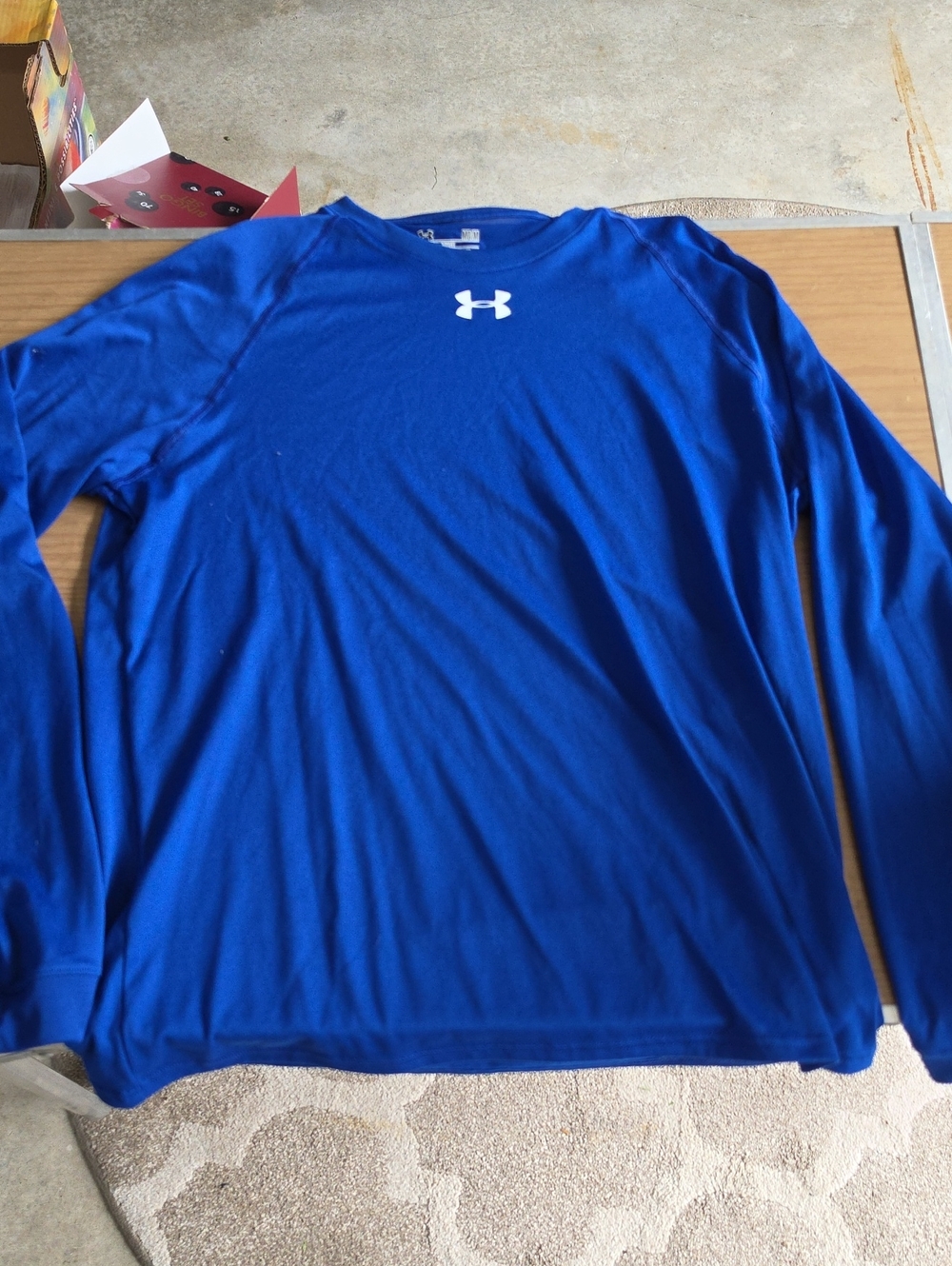Under Armour Men's Long-Sleeve Performance Top - Royal Blue